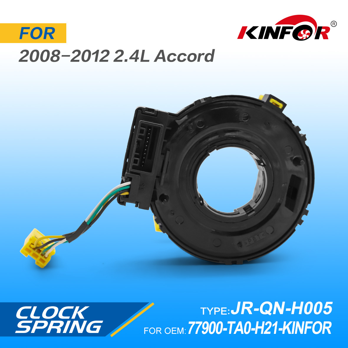 Air Bag Clock Spring Fits Honda 2008-2012 2.4L Accord 77900-TA0-H21 ...