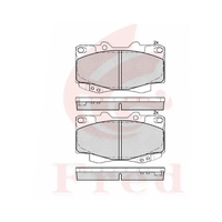 Front Brake Pads For TOYOTA Corolla 2007+ ZRE152.ZRE172.ZRE181.Prius ZVW30.04465-02220-AKOK.04465-02400.04465-47060.04465-47070