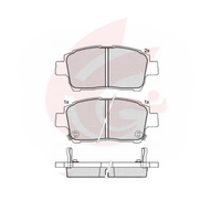 AKOK Preimum Front Brake Pads For TOYOTA Corolla 2000-2005 ZZE122R Prius NHW20 04465-13050 04465-12592 04465-52250 04465-0W080 