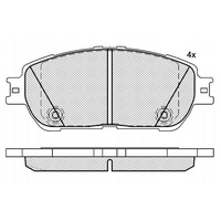 Front Brake Pads For TOYOTA Estima Tarago 2004+.ACR30.MCR40.04465-28510.04465-65021.04465-33350