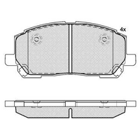 Front Brake Pads Fits Kluger Lexus MUC15. MCU28.04465-48030