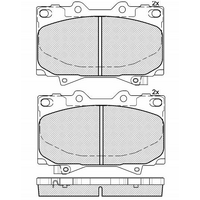 Front Brake Pads For TOYOTA Land Cruiser 100 HDJ100.UZJ100.04465-60230.04465-60340.04465-60250