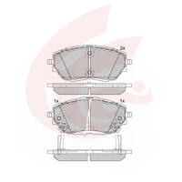 Performance Front Brake Pads Fits Toyota C-HR 2017~ON ZYX10 NGX10 04465-F4020 F4021 AOG1298-TF