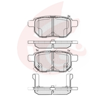 Rear Brake Pads For TOYOTA Corolla 2007-2018.ZRE152.ZRE172.ZRE182.Prius ZVW30.04466-12130-AKOK.04466-02210-AKOK.04466-12150.04466-47020.04466-47030