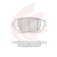 Rear Brake Pads For TOYOTA Corolla 2018-ON MZEA12 NRE210 ZWE211 04466-12162-KY REF: DB15044 