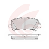 Rear Brake Pads For TOYOTA Hiace 2019+ GDH322 04466-26030-KY