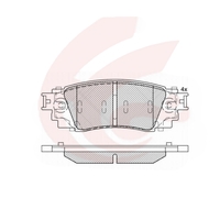 Preimum Rear Brake Pads For TOYOTA Camry 2018-ON 70 Series RAV4 50 Series C-HR Lexus ES300H UX200 NX200H NX300H 04466-33230 10010 48160 78030 42080
