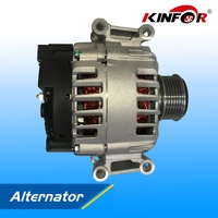 Alternator Fits Audi  2008+, A4 3.2FSI(BB),2010-2014 A5 2.0TFSI(8F7),2010-2012 Q5 2.0TFSK3.2FSI(8RB) 06E903016S-KINFOR JR-JFZ115V0