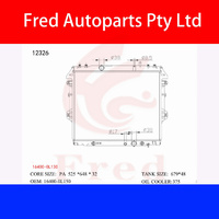 Radiator For TOYOTA Hilux 2005-2014 Diesel ATM KUN16 KUN26 16400-0L130 12326