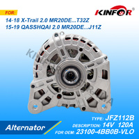 Alternator Fits Nissan 2014+ X-Trail 2.0L 23100-4BB0B-VL0-KINFOR JR-JFZ112B