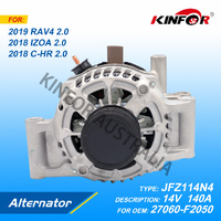 Alternator 150A 1PIN Fits TOYOTA M20AFKS Engines, CHR 2016-ON RAV4 2019-ON Corolla 2019-ON  JFZ114N4 27060-24030.27060-F2050