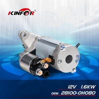 KINFOR Starter Motor For TOYOTA Camry Tarago Estima Aurion Avensis Kluger 2AZFE 2GR 2AR 3MZ MCU ACR50 ACM21 28100-20021 28042 28041 28070 YD010 0V012