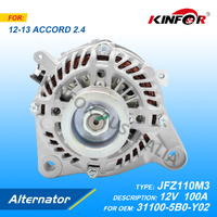 Alternator Fits Honda 2013+ 2.4L  Accord L4 CR2 (For Mitsubishi Model) 31100-5B0-Y02-KINFOR,31100-5A2-A02 JR-JFZ110M3