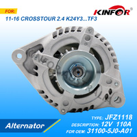 Alternator Fits Honda 2013+ 2.4L Crosstour 31100-5J0-A01-KINFOR JR-JFZ1118