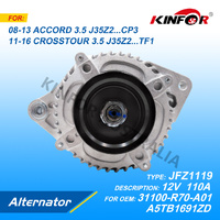 Alternator Fits Honda 2008+ 3.5L Accord 31100-R70-A01-KINFOR JR-JFZ1119