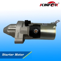 Starter Motor Fits Honda 2003-2007 2.0L 2.4L Accord CM4,(Built-in Magnetic Suction Switch)Round Plug 31200-RAA-A51-KINFOR,12V 1.6KW JR-QDY12YY687