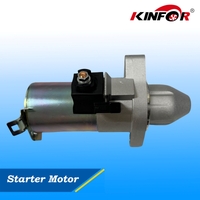 Starter Motor Square Plug Fits Honda 2003-2007 2.0L 2.4L Accord CM4,(External Magnetic Suction Switch)31200RAAA61 31200PND505