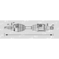Front CV Drive Shaft LEFT Fits Lexus RX450H 2008-2015 AWD GYL15 43420-0W280 