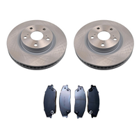 Package Front Brake Pads + Disc Rotors For TOYOTA Camry Aurion 2007-2017 ACV40 AHV40 GSV40 ASV50 AVV50 GSV50 43512-06100 + 04465-06090
