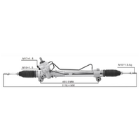Power Steering Rack M15 RHD For TOYOTA Tarago Estima ACR30R MCR30W 44200-28450 / 28451 / 28560