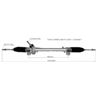 Power Steering Rack Fits Lexus 2008+.RX300.RX330.RX450H.AGL10R.GGL15R.GYL15R.45510-48030.F-TO-105