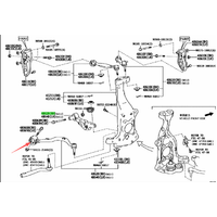 Curved lower suspension bush LEFT=RIGHT Fits Lexus LS460 LS600 2007-2013 USF40/41 UVF 48655-59015