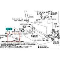 Rear Control Axle Arm LEFT=RIGHT For TOYOTA RAV4 2019-ON AXAH52/54 MXAA52/54.48710-42040