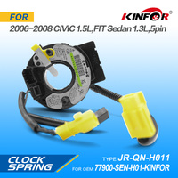 Air Bag Clock Spring Fits Honda 2006-2008 CIVIC 1.5L,FIT Sedan 1.3L,5pin 77900-SEN-H01-KINFOR JR-QN-H011