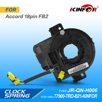 Air Bag Clock Spring Fits Honda Accord 18pin FB2 77900-TRO-B21-KINFOR JR-QN-H006