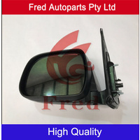 Side Mirror Left Black-Manual Fits  Hilux 2004-2014.TGN.KUN.87940-0K030