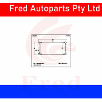 Ac Condensor Fits Corolla 2016+.NRE181.88450-02550-JD