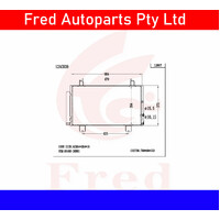 Ac Condensor Fits Lexus GS300.GRS190.88460-30871-JD