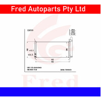 Ac Condensor Fits Prius 2010+.ZVW30.Lexus.CT200.ZVW35 88460-47150-BJX .12AC019A