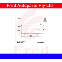 Ac Condensor Fits Lexus 2009-2015.RX350.GGL15.RX450H 88460-48150-BJX 1612AC053