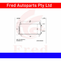 Ac Condensor For TOYOTA Yaris 2006-2012.NCP91 88460-52110-BJX 1612AC060