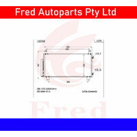 Ac Condensor Fits Yaris 2006-2012.NCP91 88460-52110-BJX 1612AC060