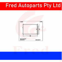 Ac Condensor For TOYOTA Alphard 2009-2014.GGH20.ANH20 88460-58011-BJX 1612AC030