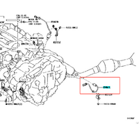O2 Oxygen Sensor Rear Bank 2 Post-Cat For TOYOTA Camry 2018-2024 ASV70 AXVH70 AXVH71