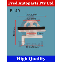 B149,91514-SYP-003F,5 units in 1pack,Car Clips