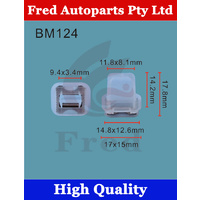 BM124,51417001629F,5 units in 1pack,Car Clips