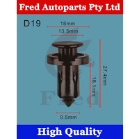 D19,0155309241F,5 units in 1pack,Car Clips