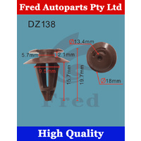 DZ138,893867290F,5 units in 1pack,Car Clips
