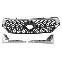 Chrome Black Grille Fit For Toyota Landcruiser 200 Series 2016-2021