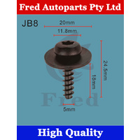 JB8,W702413S303F ,5 units in 1pack,Car Clips