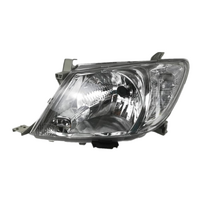 Headlight Left Hand LH Clear Fits Toyota Hilux N70 2008-2011 KUN GGN KX-B-010-LH-HYBBL TY-08HLX-001-LH