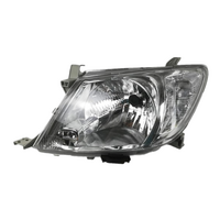 Headlight Left White (Clear)  Fits Hilux 2008-2011 KUN GGN  KX-B-010-LH-HYBBL TY-08HLX-001-LH