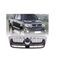 Grille Gray Half CHROME For TOYOTA Hilux 2008-2011 TGN.KUN GGN.KX-B-032-2.KX-B-014