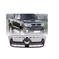 Grille Gray Half Chrome Fits Hilux 2008-2011 TGN.KUN,GGN.KX-B-032-2.KX-B-014