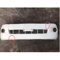 *Cracked* Front Bumper White For TOYOTA Hilux N70 02.2005-08.2008 SR SR5 KUN GGN KX-B-070