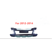 Black Front Bumper Nudge Bar Grille Guard With LEDs For TOYOTA Hilux 2012-2014.KUN26 KX-B-091